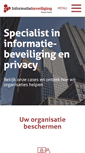 Mobile Screenshot of informatiebeveiliging.nl